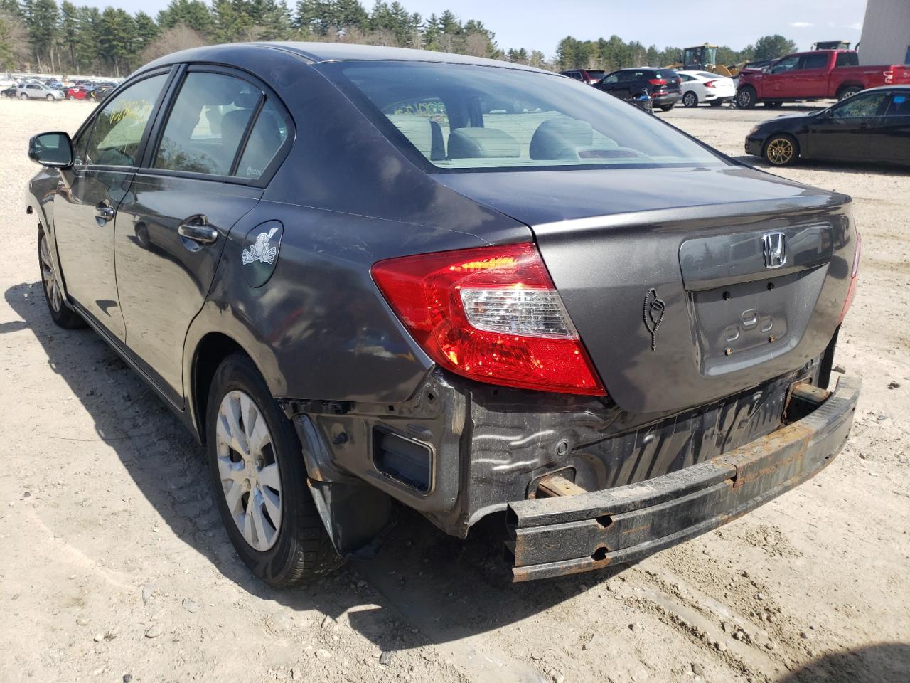 Photo 3 from auction – 2012 HONDA CIVIC EXL with VIN 2HGFB2F95CH556974