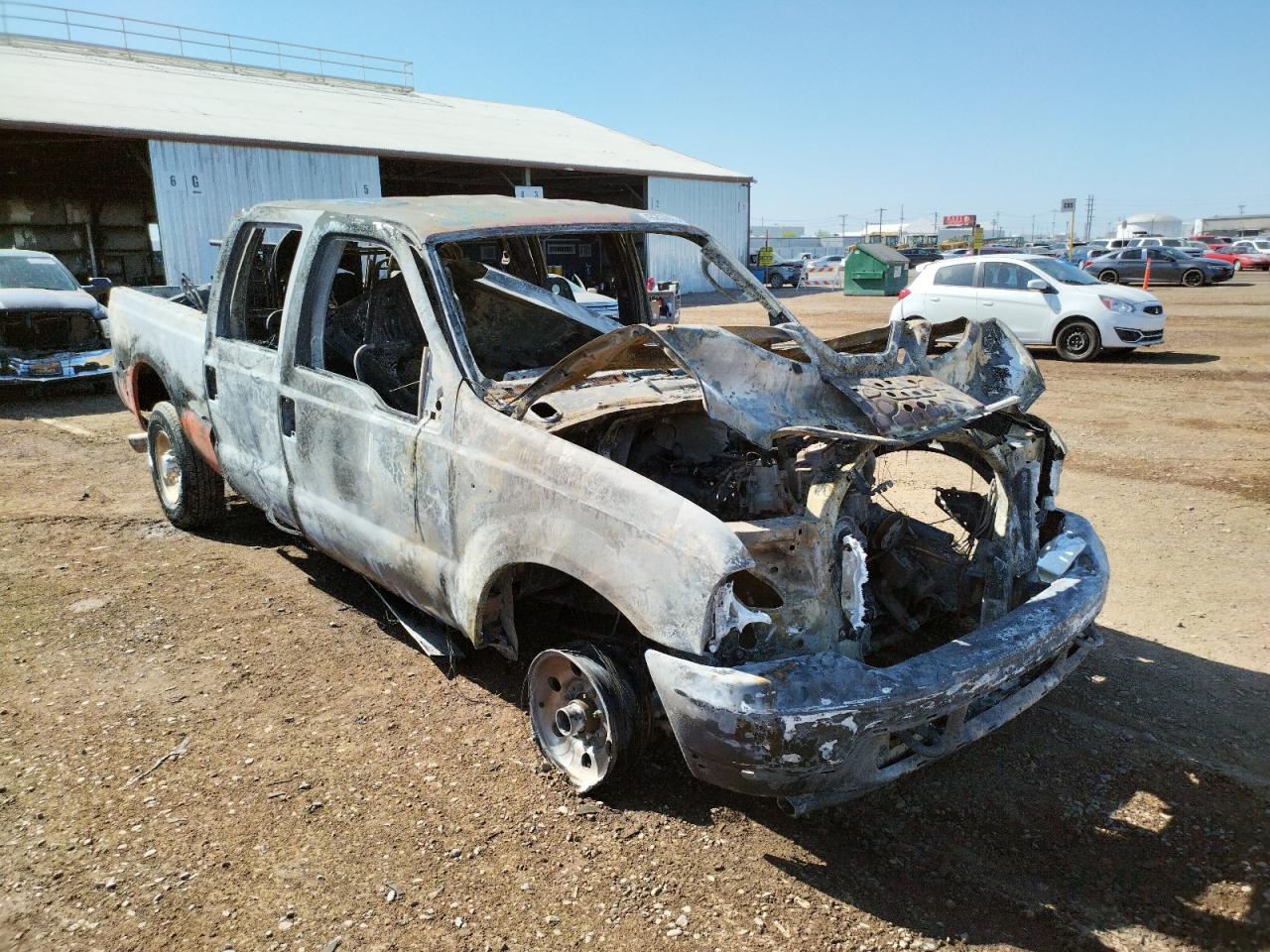 FORD F250 SUPER 2003 with VIN 1FTNW21F53EB08799 - Photo from auction