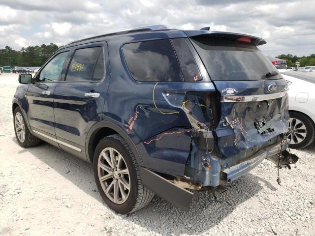 Photo 3 from auction – 2017 FORD EXPLORER L with VIN 1FM5K7F80HGD34954