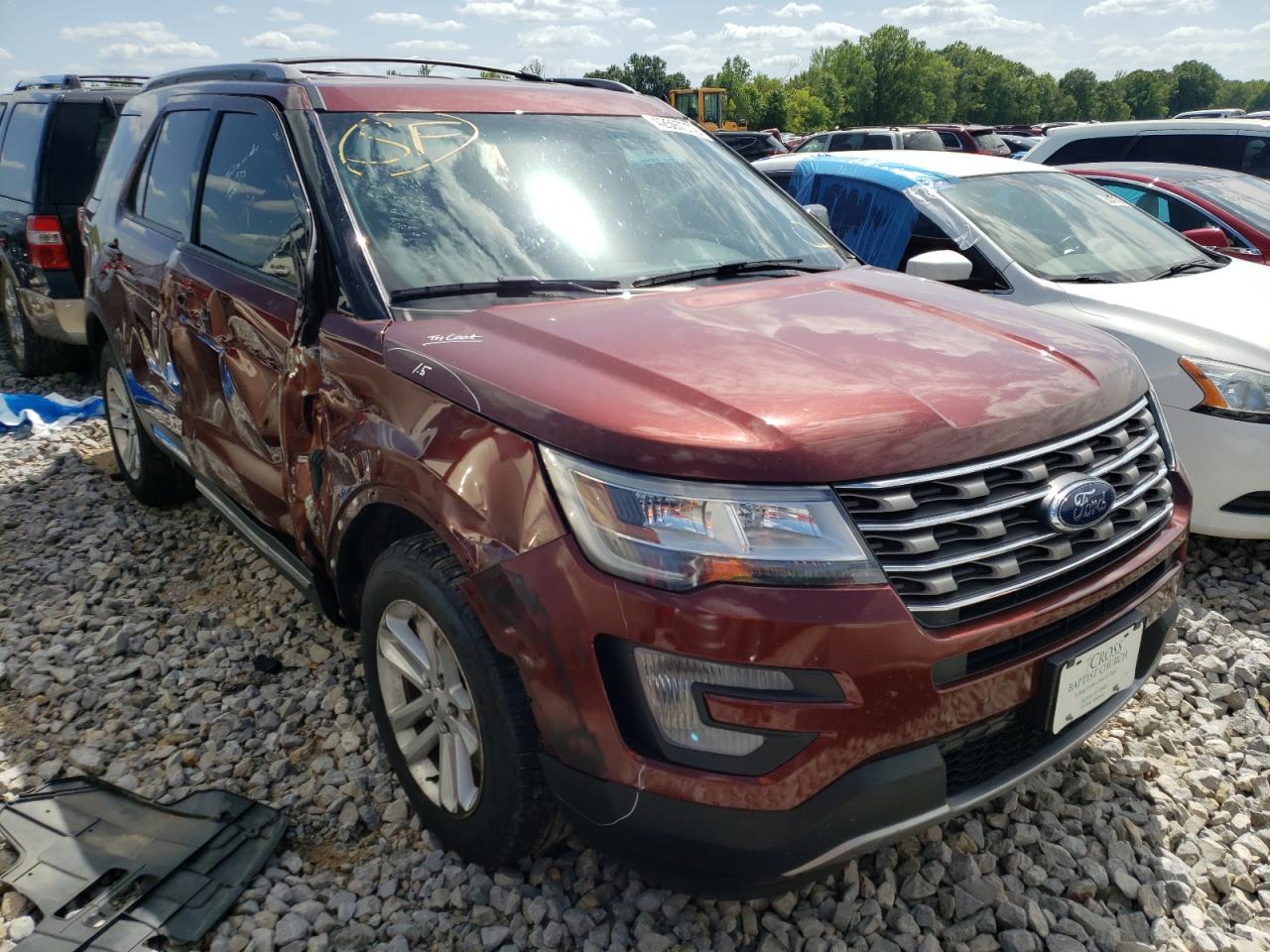 FORD EXPLORER X 2016 with VIN 1FM5K7D83GGC54808 - Photo from auction