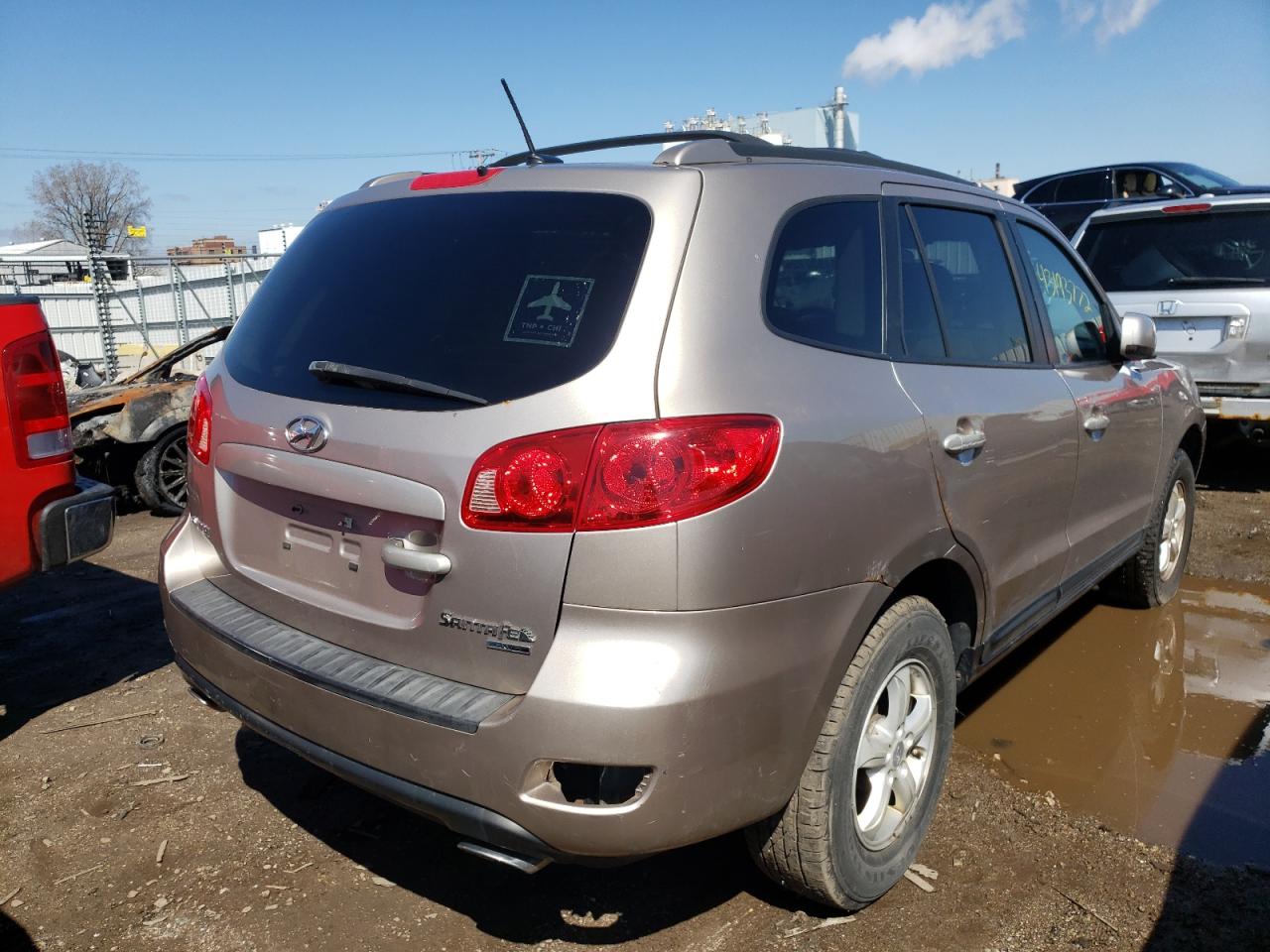 Photo 4 from auction – 2007 HYUNDAI SANTA FE G with VIN 5NMSG73D57H072723