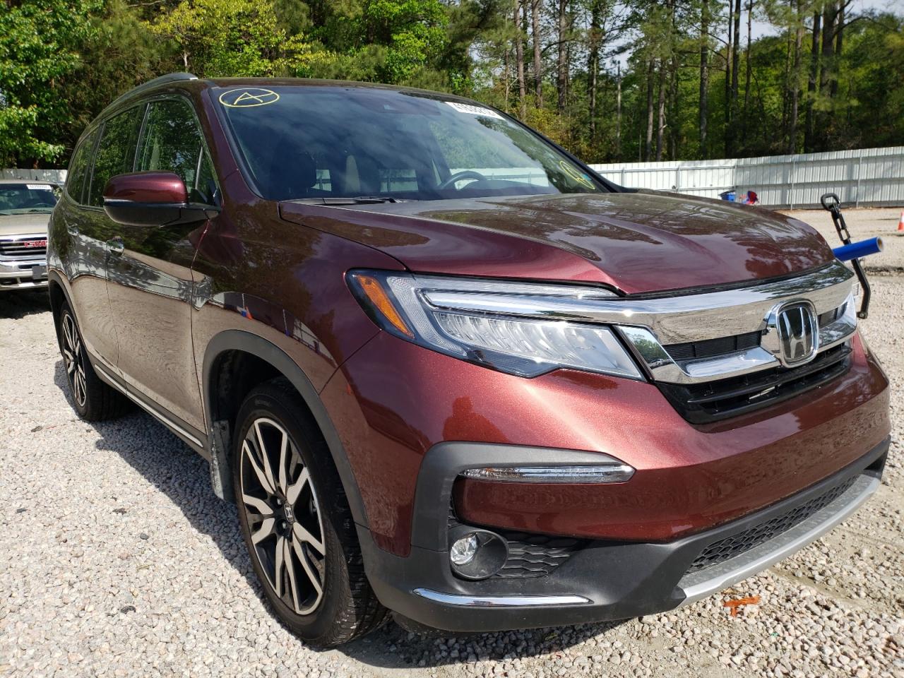 Photo 1 from auction – 2021 HONDA PILOT TOUR with VIN 5FNYF6H98MB041135