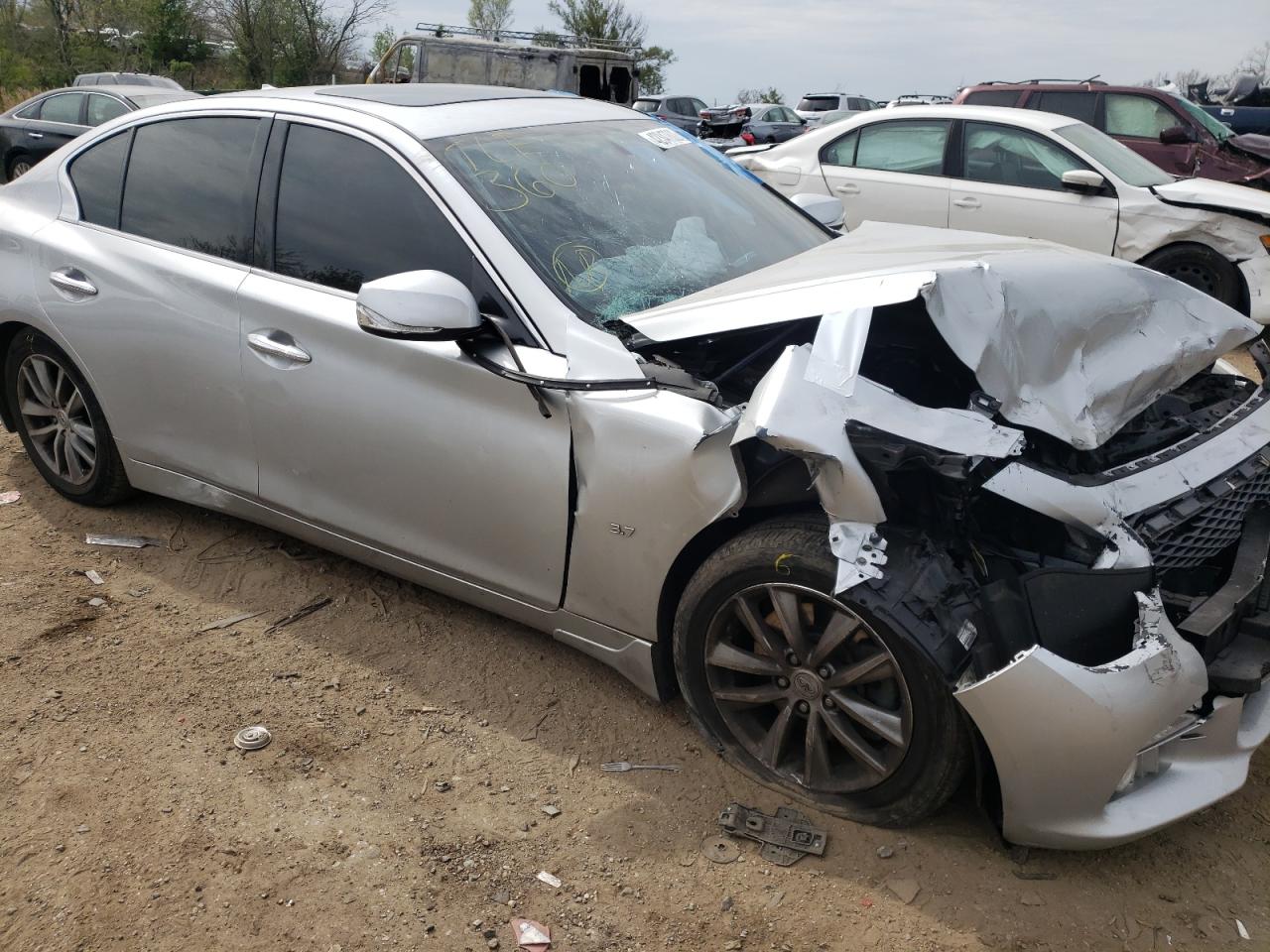 Photo 10 from auction – 2014 INFINITI Q50 BASE with VIN JN1BV7AP3EM687041