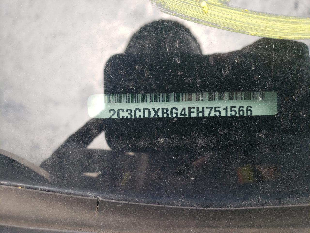 Photo 10 from auction – 2015 DODGE CHARGER SE with VIN 2C3CDXBG4FH751566