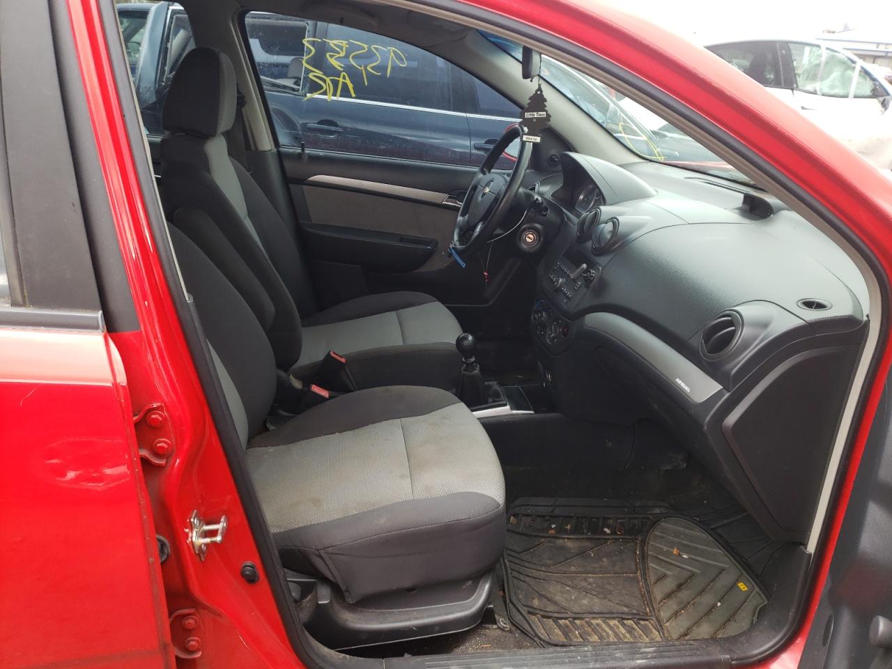 Photo 5 from auction – 2009 CHEVROLET AVEO LS with VIN KL1TD66E89B667351