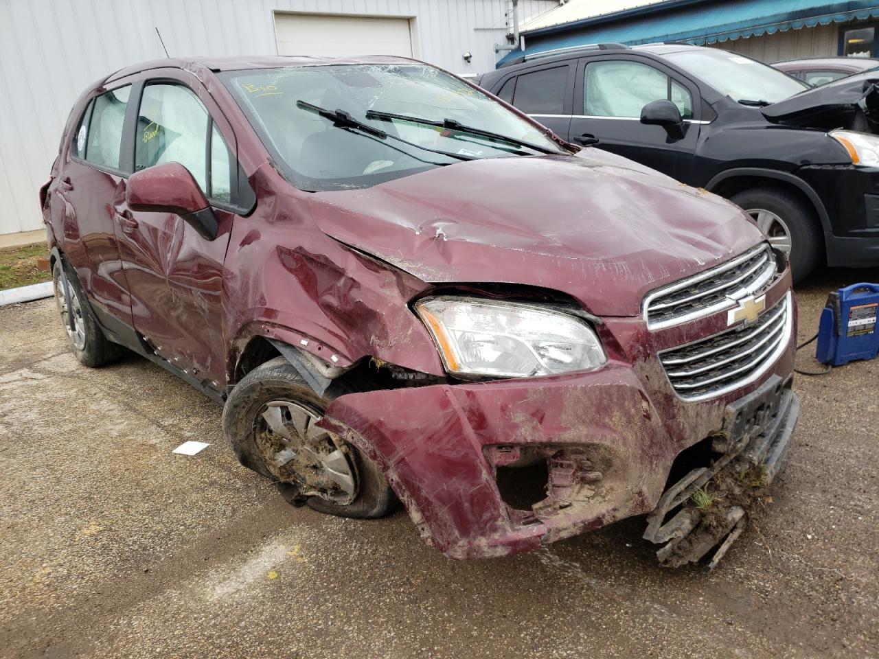 CHEVROLET TRAX LS 2016 with VIN 3GNCJKSB6GL250058 - Photo from auction