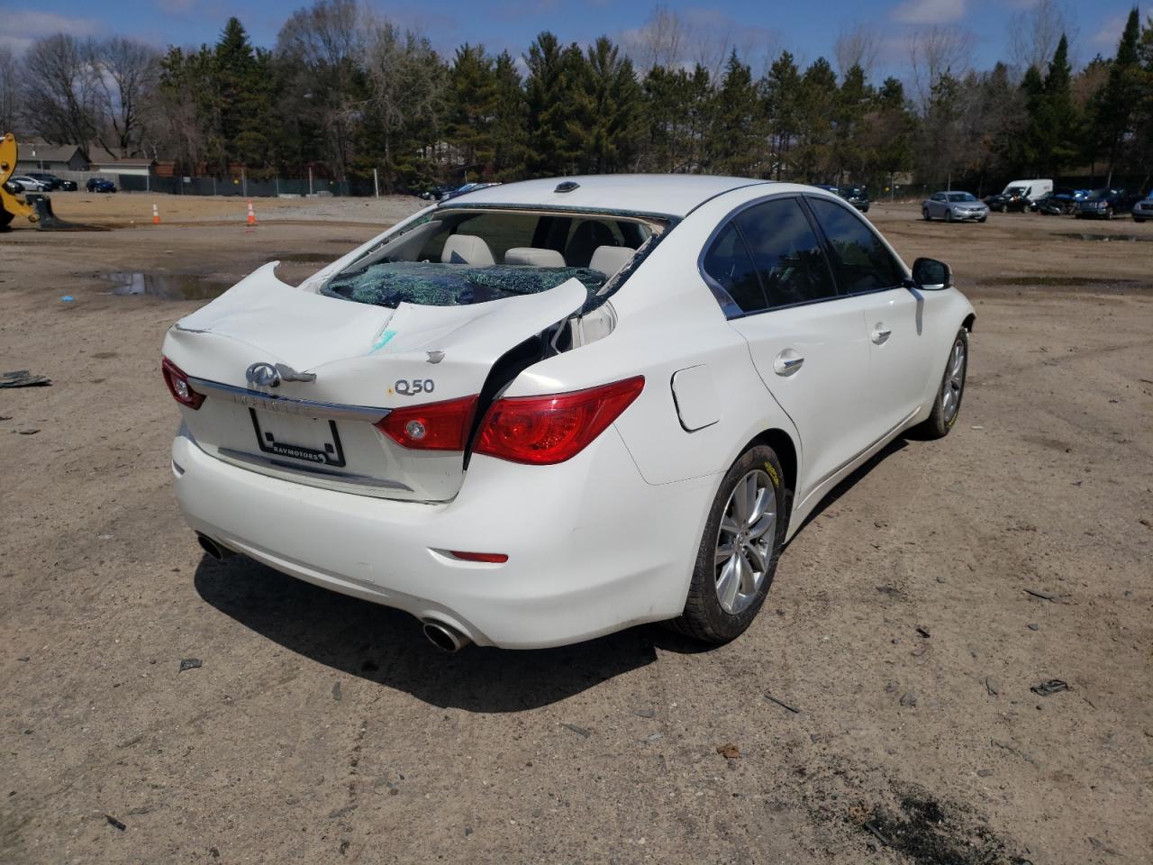Photo 4 from auction – 2014 INFINITI Q50 BASE with VIN JN1BV7AR2EM689011