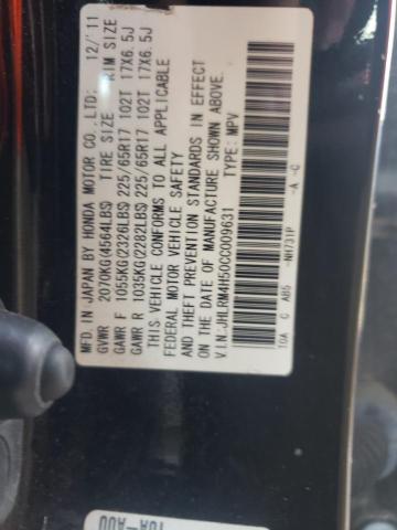 Photo 10 from auction – 2012 HONDA CR-V EX with VIN JHLRM4H50CC009631