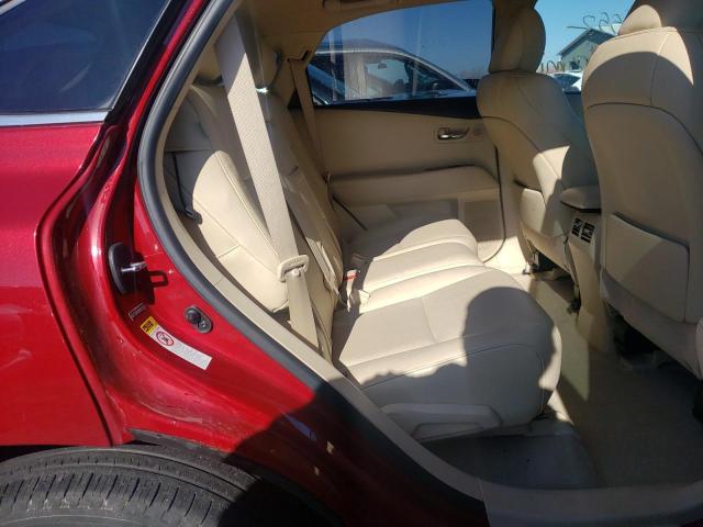 Photo 6 from auction – 2011 LEXUS RX 350 with VIN 2T2BK1BA0BC093508