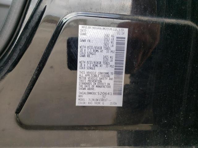Photo 10 from auction – 2014 INFINITI QX60 with VIN 5N1AL0MM3EC520641