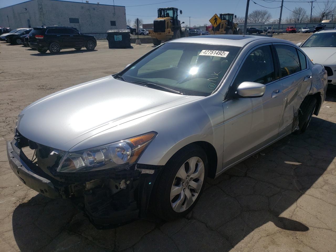 Photo 2 from auction – 2008 HONDA ACCORD EX with VIN JHMCP26768C029360