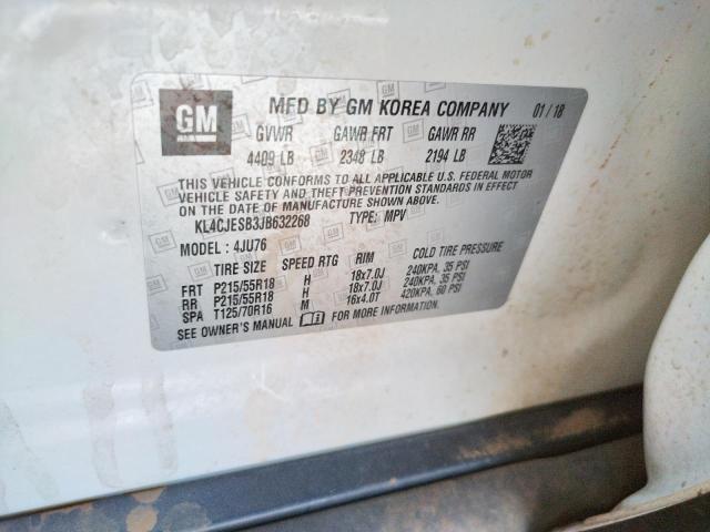Photo 10 from auction – 2018 BUICK ENCORE PRE with VIN KL4CJESB3JB632268
