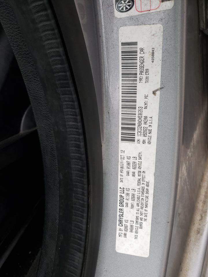 Zdjęcie 10 z aukcji – 2013 DODGE AVENGER SE z VIN 1C3CDZABXDN536263