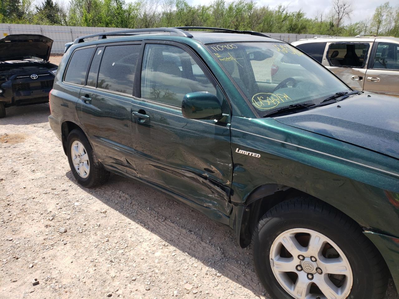 Photo 9 from auction – 2003 TOYOTA HIGHLANDER with VIN JTEGF21A330110900