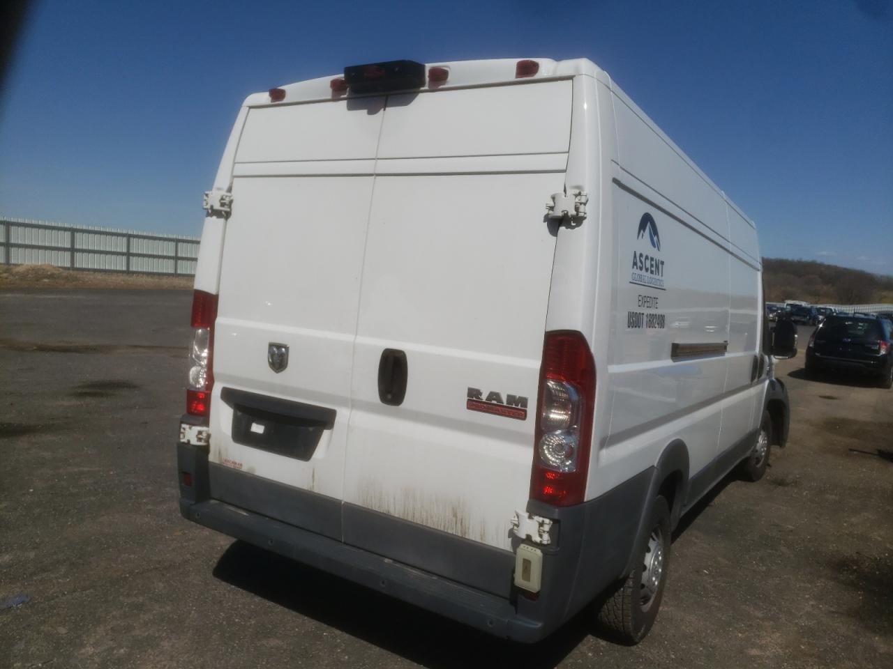 Foto 4 de la subasta – 2018 RAM PROMASTER con VIN 3C6URVJG4JE114602