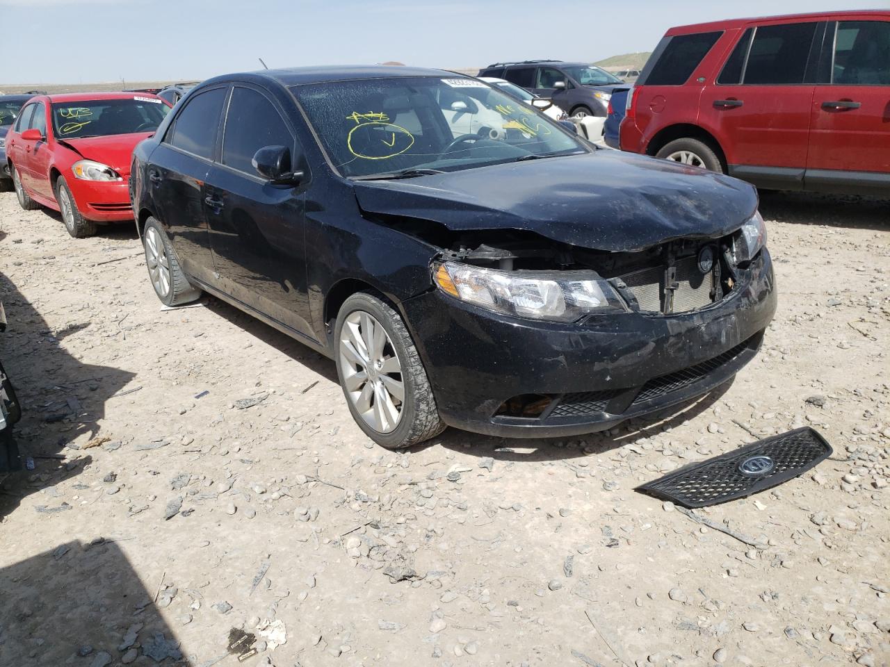 KIA FORTE SX 2010 with VIN KNAFW4A35A5054470 - Photo from auction