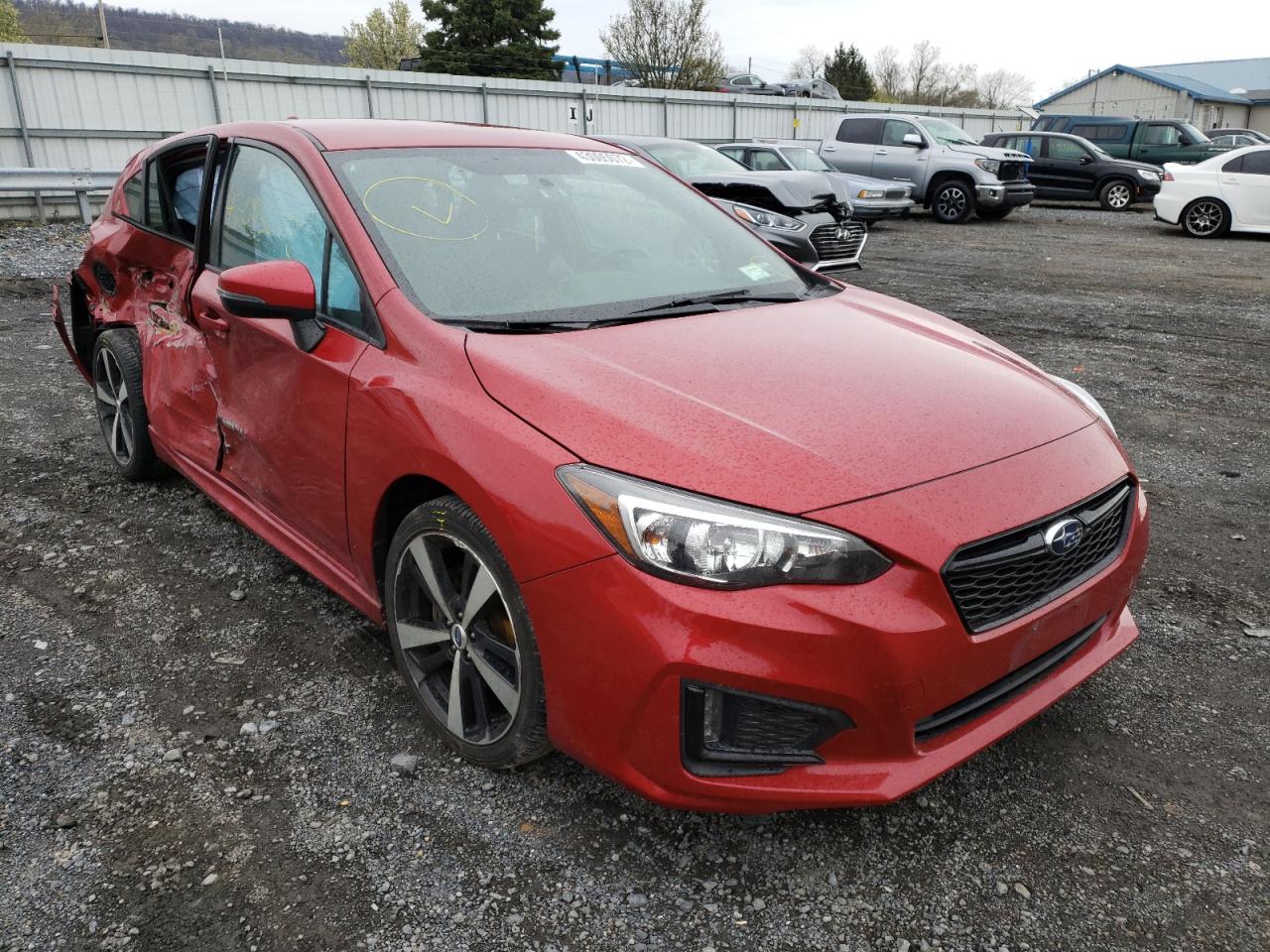 SUBARU IMPREZA SP 2017 with VIN 4S3GTAK66H3715968 - Photo from auction