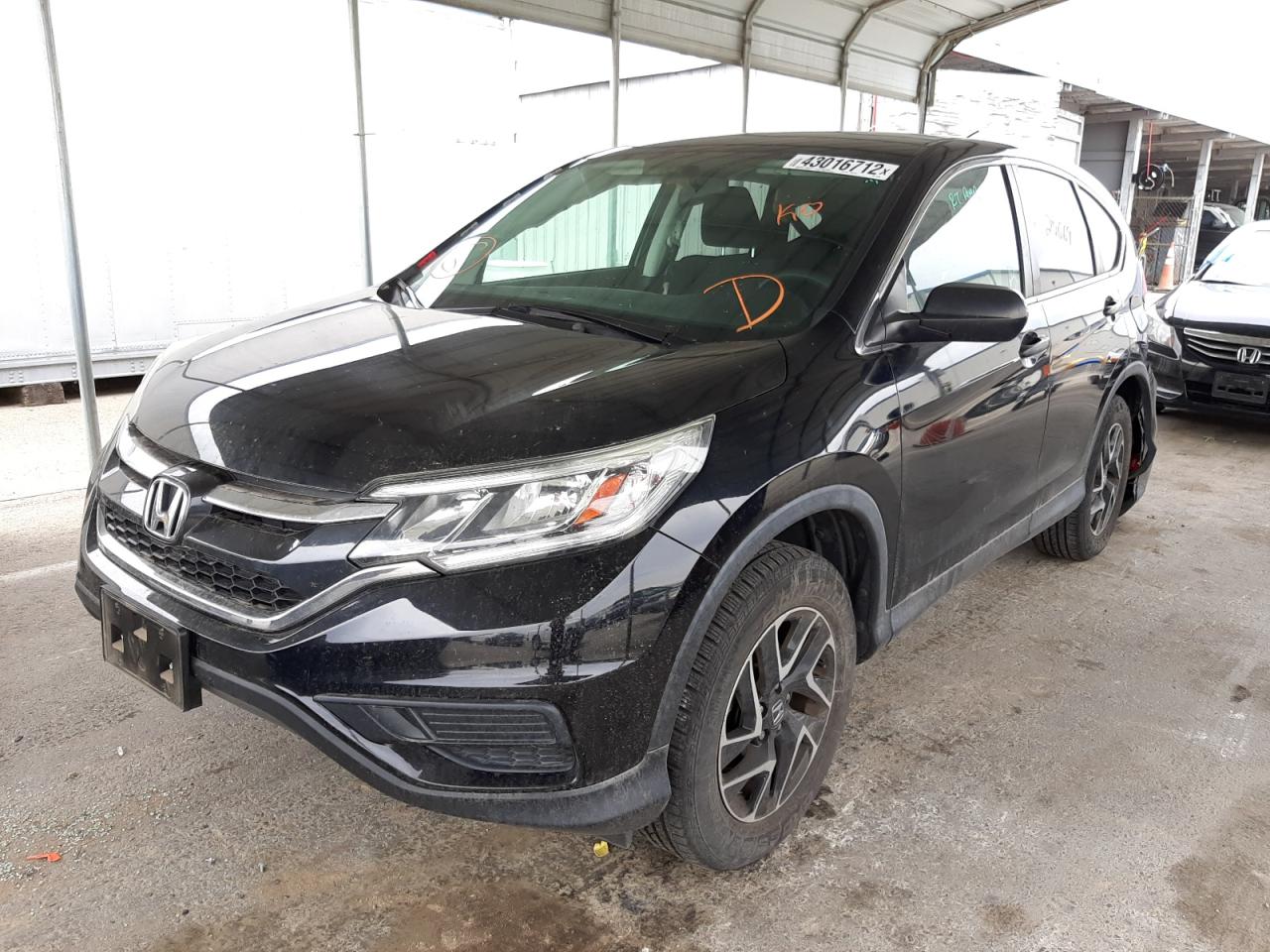 Photo 2 from auction – 2016 HONDA CR-V SE with VIN 2HKRM3H48GH546000
