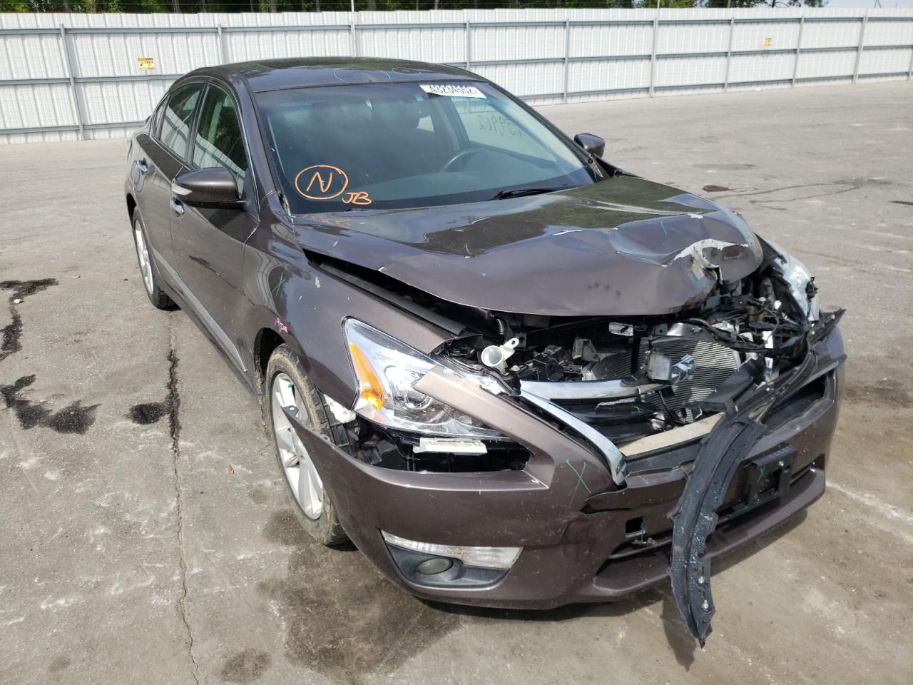 NISSAN ALTIMA 2.5 2015 with VIN 1N4AL3APXFC151112 - Photo from auction