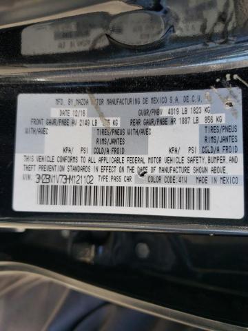 Photo 10 from auction – 2017 MAZDA 3 TOURING with VIN 3MZBN1V73HM121102