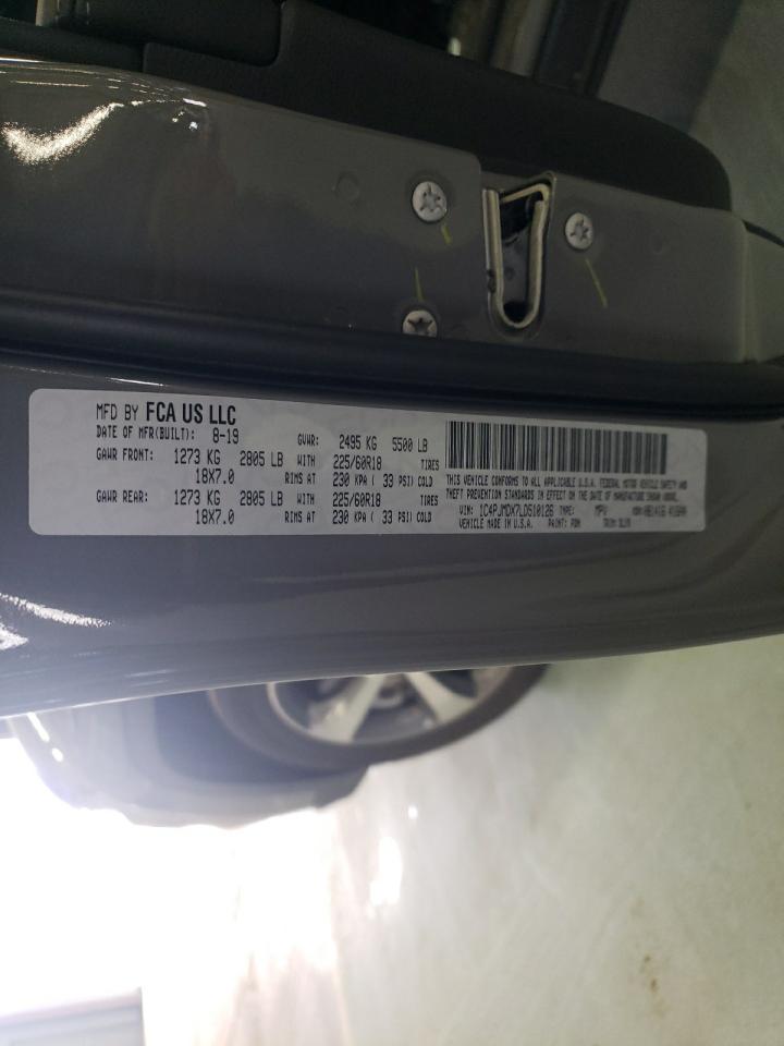 Photo 10 from auction – 2020 JEEP CHEROKEE L with VIN 1C4PJMDX7LD510126