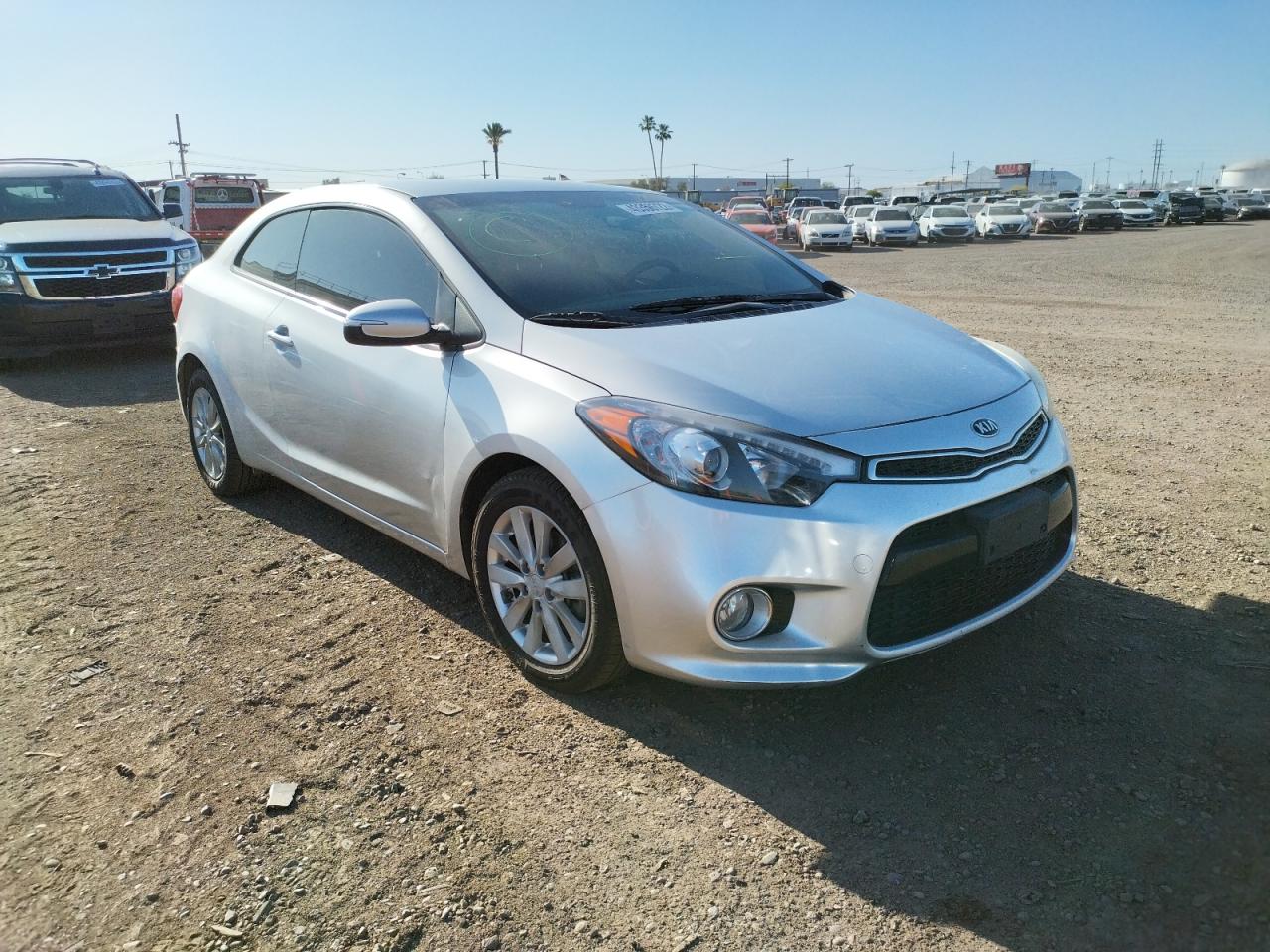 KIA FORTE EX 2014 with VIN KNAFX6A85E5202076 - Photo from auction