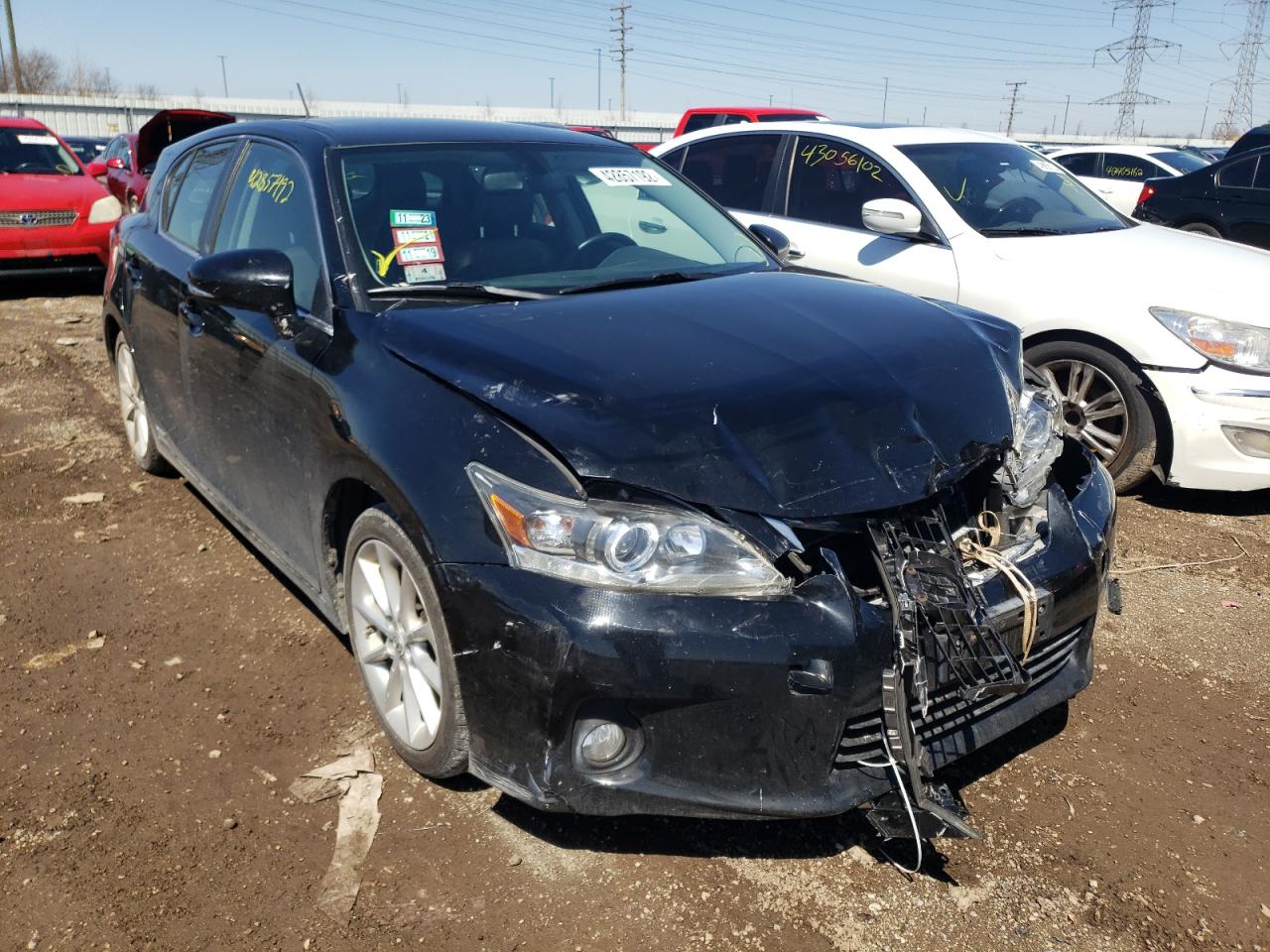 LEXUS CT 200 2013 with VIN JTHKD5BH4D2125413 - Photo from auction