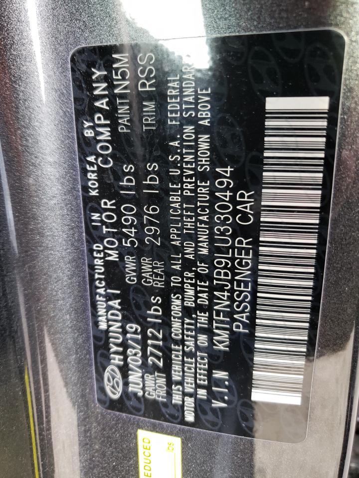 Photo 10 from auction – 2020 GENESIS G80 BASE with VIN KMTFN4JB9LU330494