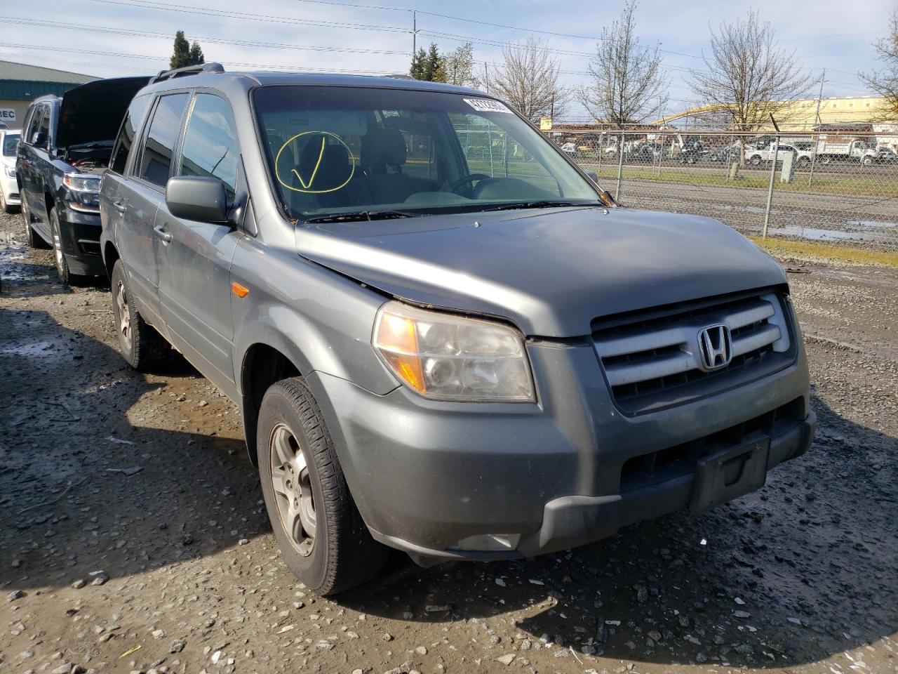 HONDA PILOT SE 2008 with VIN 5FNYF18328B037568 - Photo from auction