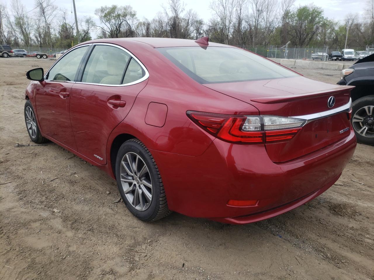 Photo 3 from auction – 2016 LEXUS ES 300H with VIN JTHBW1GG9G2103575