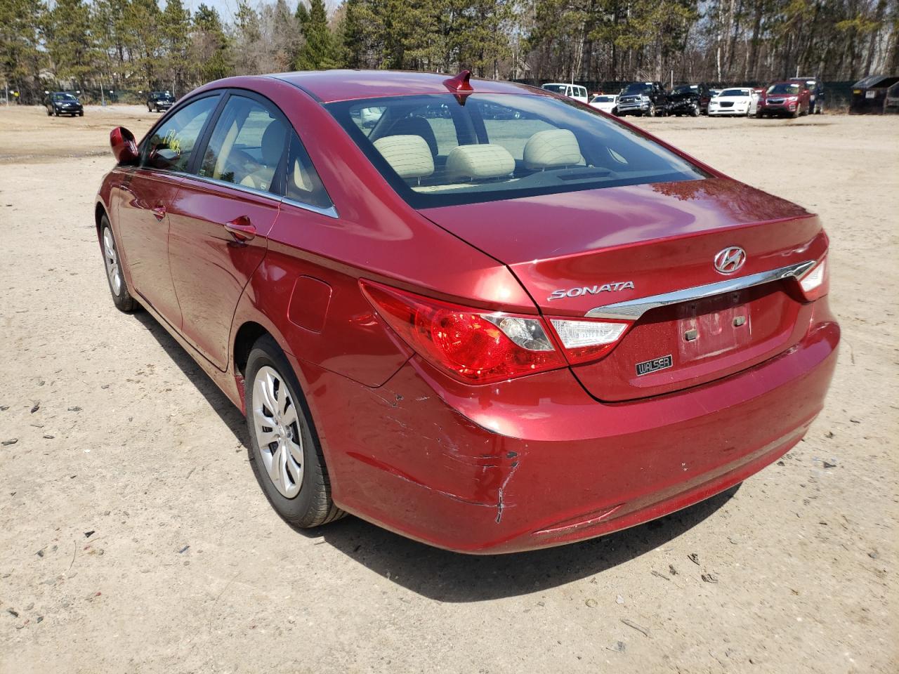 Photo 3 from auction – 2011 HYUNDAI SONATA GLS with VIN 5NPEB4AC3BH305756