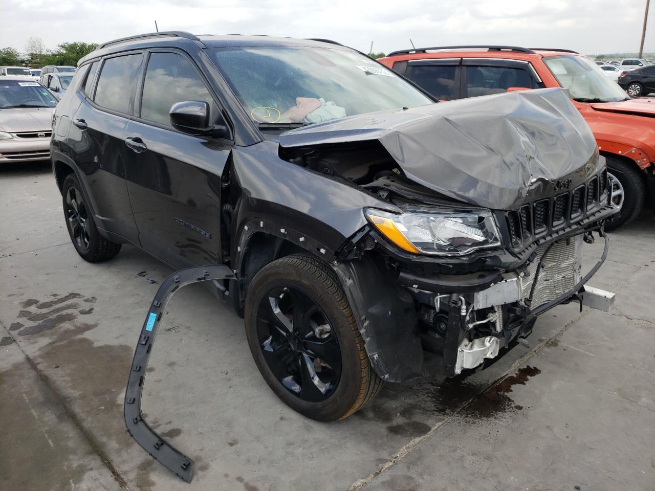 JEEP COMPASS LA 2021 with VIN 3C4NJCBB9MT509242 - Photo from auction