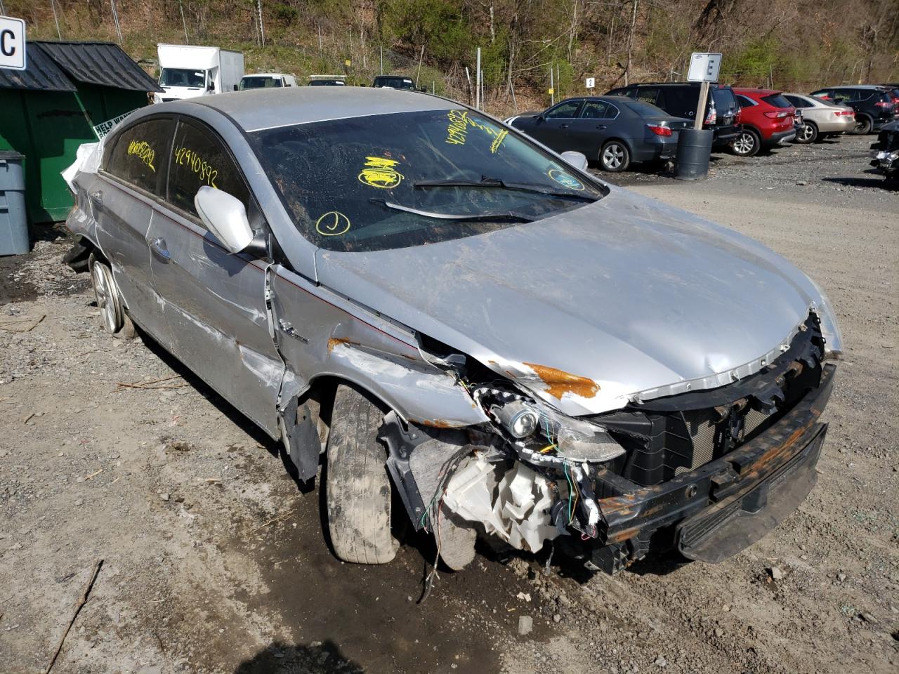 HYUNDAI SONATA HYB 2011 with VIN KMHEC4A45BA004771 - Photo from auction