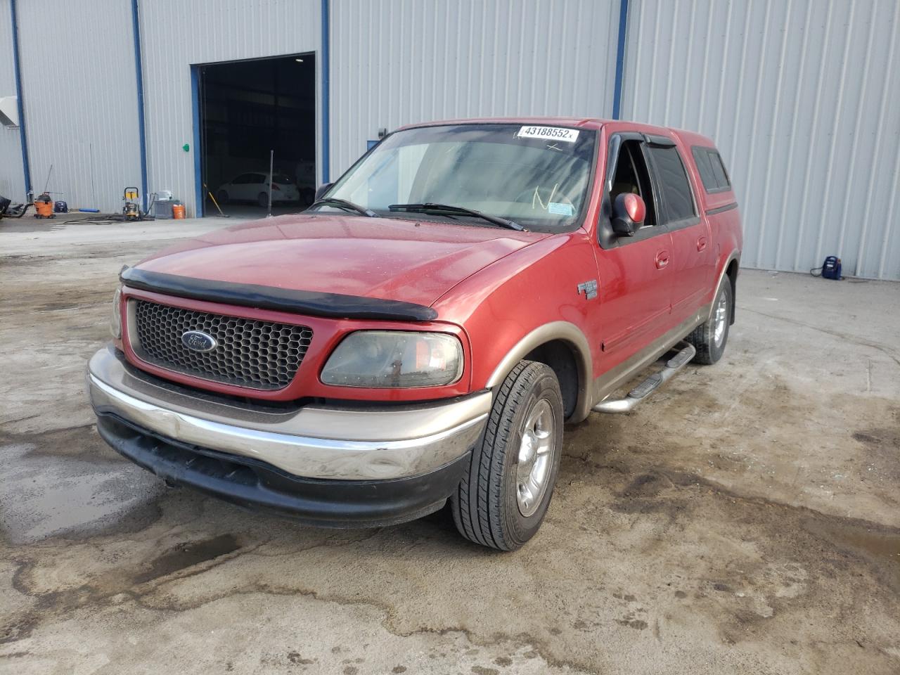 Photo 2 from auction – 2002 FORD F150 SUPER with VIN 1FTRW07L32KE27248