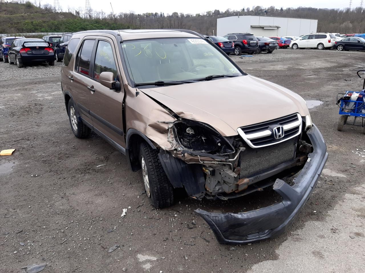 HONDA CR-V EX 2004 with VIN JHLRD78834C010785 - Photo from auction