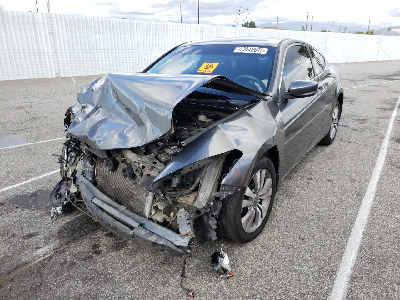 Photo 2 from auction – 2012 HONDA ACCORD LX with VIN 1HGCS1B36CA017454