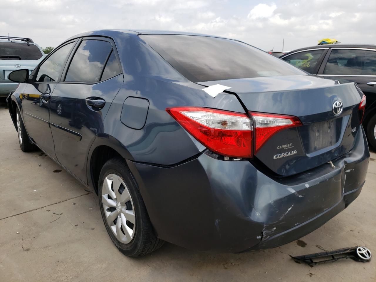 Photo 3 from auction – 2014 TOYOTA COROLLA L with VIN 2T1BURHE0EC136045
