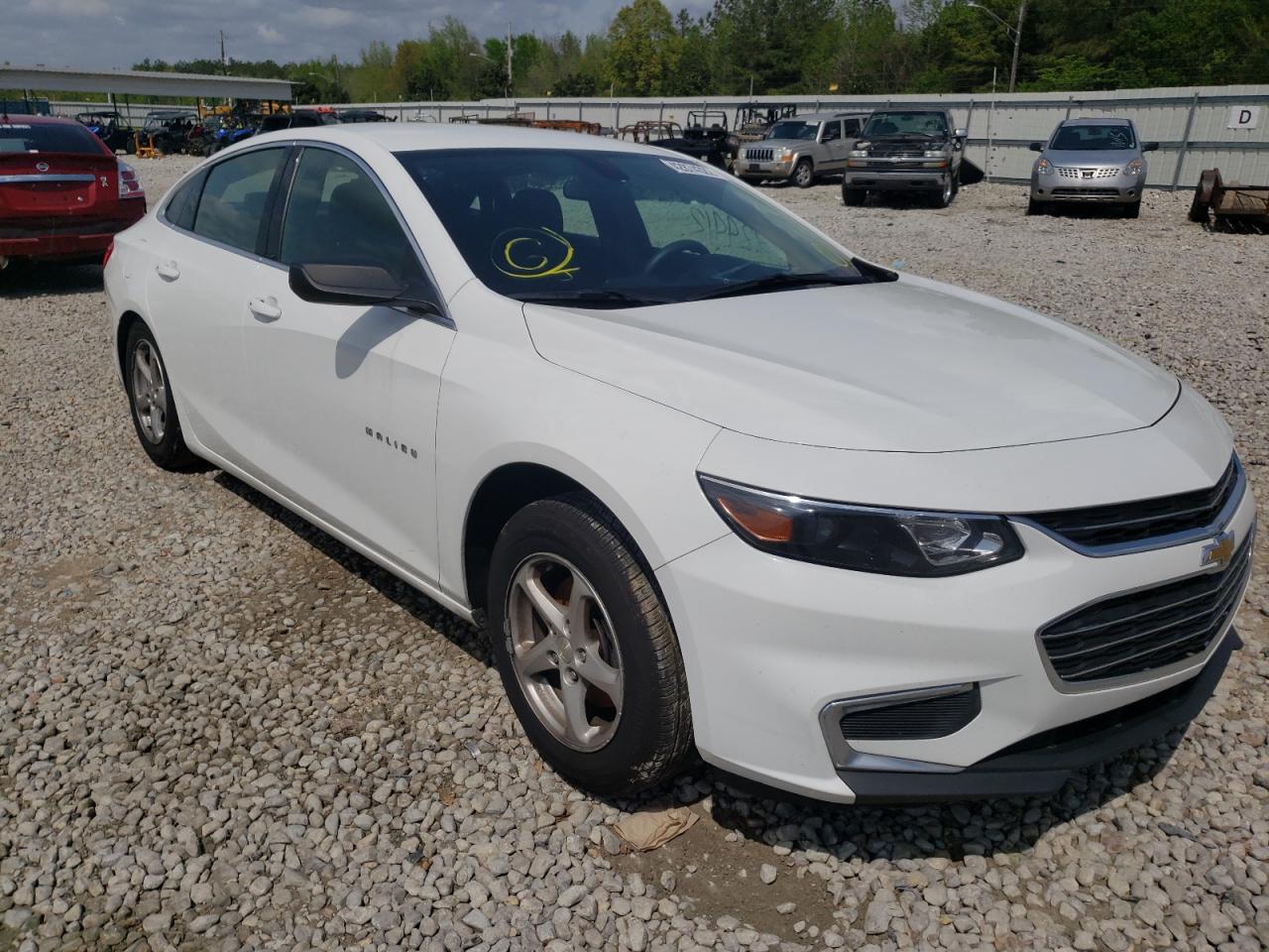 CHEVROLET MALIBU LS 2018 with VIN 1G1ZB5ST6JF106790 - Photo from auction