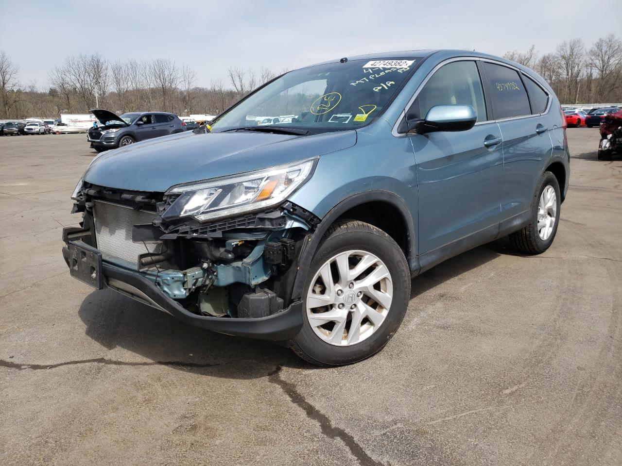 Photo 2 from auction – 2015 HONDA CR-V EX with VIN 2HKRM4H57FH632735