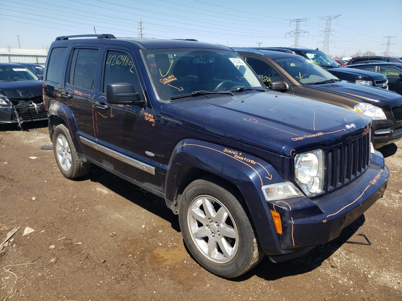 JEEP LIBERTY SP 2012 with VIN 1C4PJMAKXCW182200 - Photo from auction