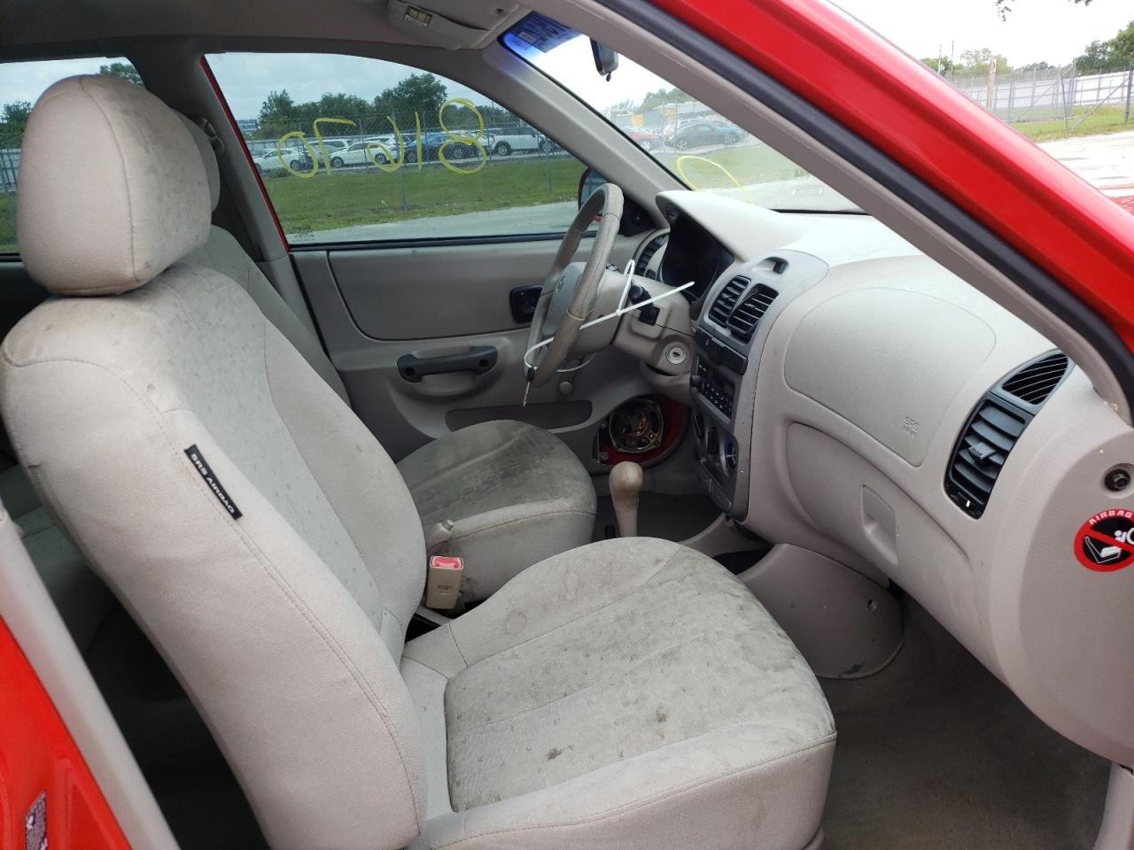 Photo 5 from auction – 2003 HYUNDAI ACCENT GL with VIN KMHCG45C63U498720