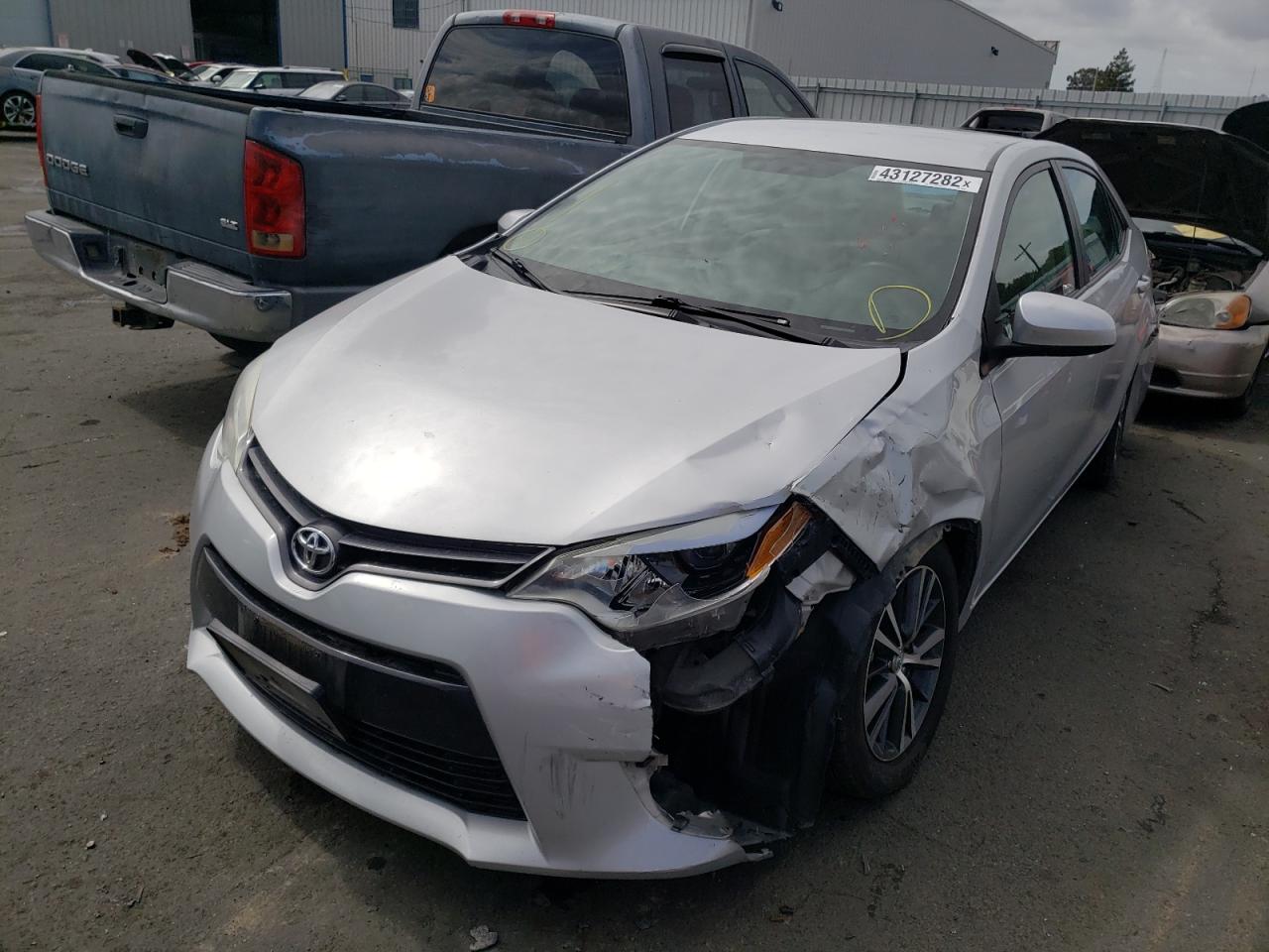 Photo 2 from auction – 2016 TOYOTA COROLLA L with VIN 5YFBURHE0GP563616
