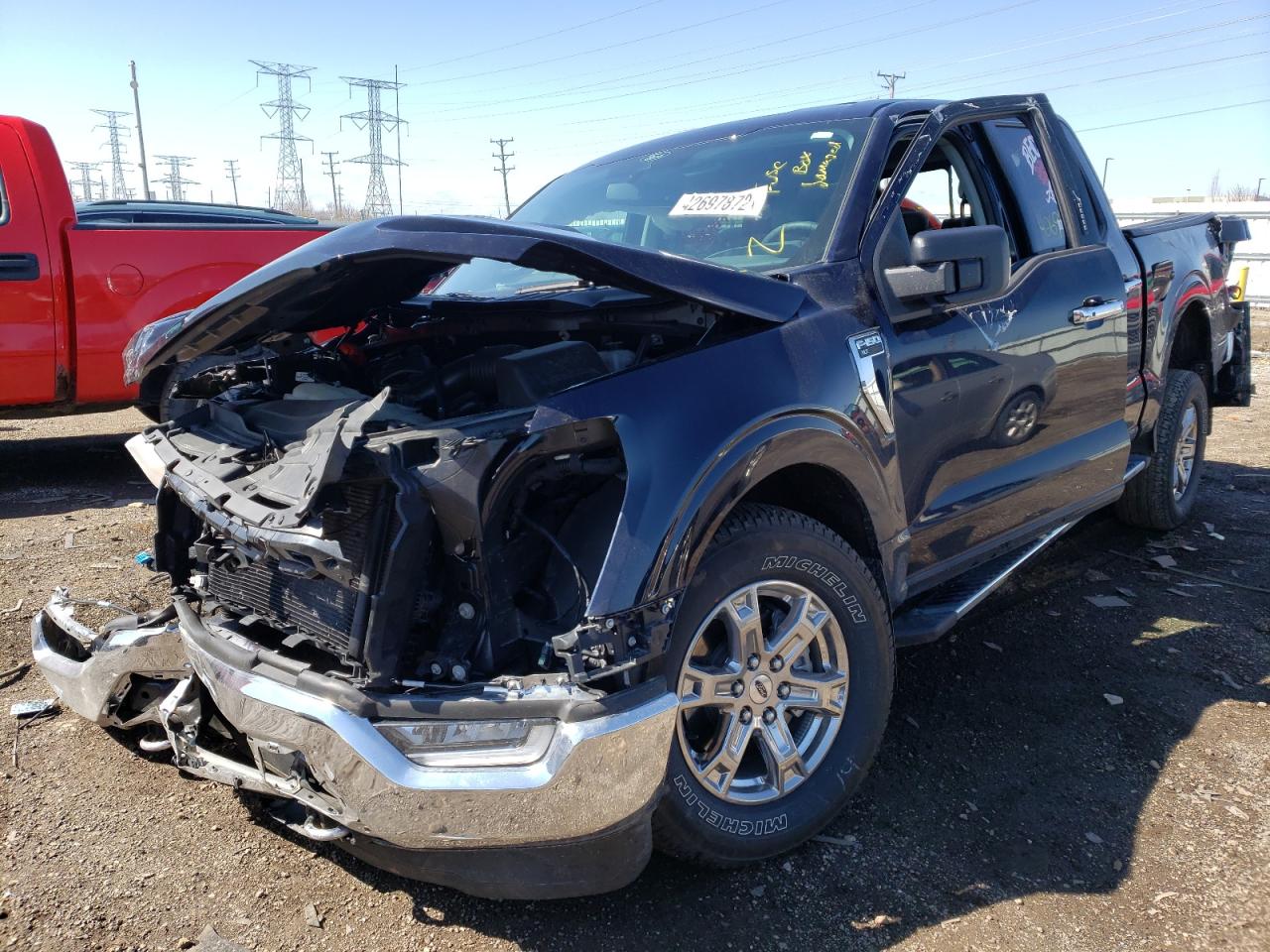Photo 2 from auction – 2021 FORD F150 SUPER with VIN 1FTFW1E52MFA23057