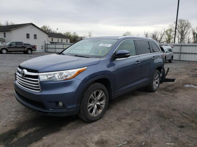 Photo 2 from auction – 2015 TOYOTA HIGHLANDER with VIN 5TDJKRFH8FS181905