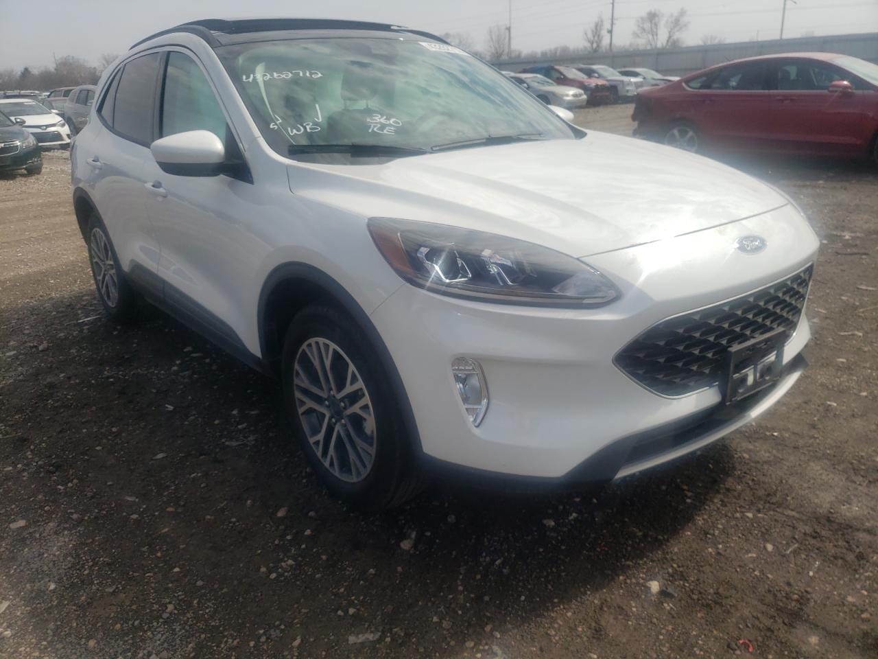 FORD ESCAPE SEL 2021 with VIN 1FMCU9H64MUB30646 - Photo from auction