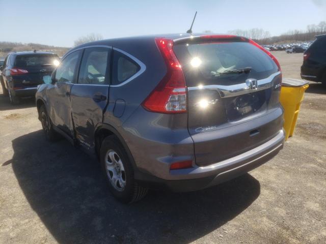 Photo 3 from auction – 2016 HONDA CR-V LX with VIN 5J6RM4H39GL131562