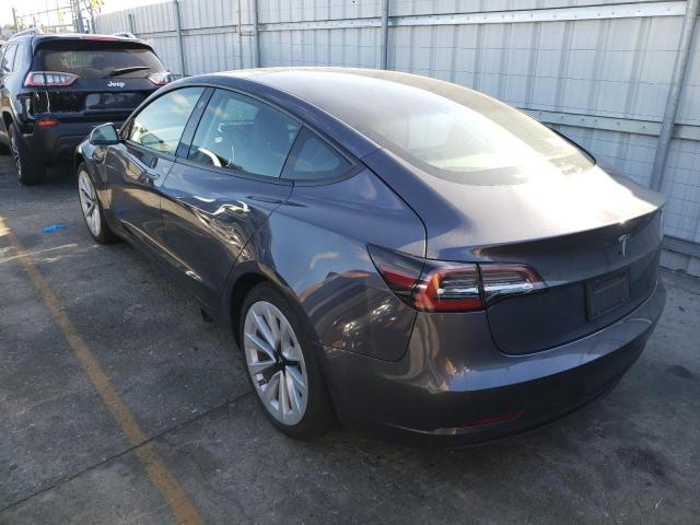 Photo 3 from auction – 2022 TESLA MODEL 3 with VIN 5YJ3E1EA9NF142975