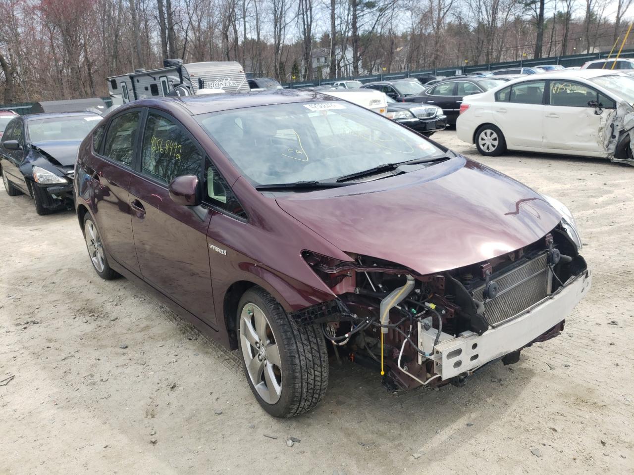 TOYOTA PRIUS 2013 with VIN JTDKN3DU4D5598398 - Photo from auction