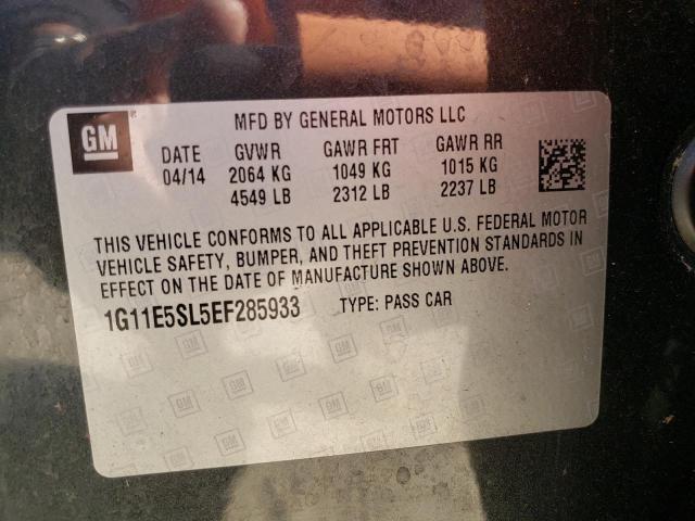 Photo 10 from auction – 2014 CHEVROLET MALIBU 2LT with VIN 1G11E5SL5EF285933