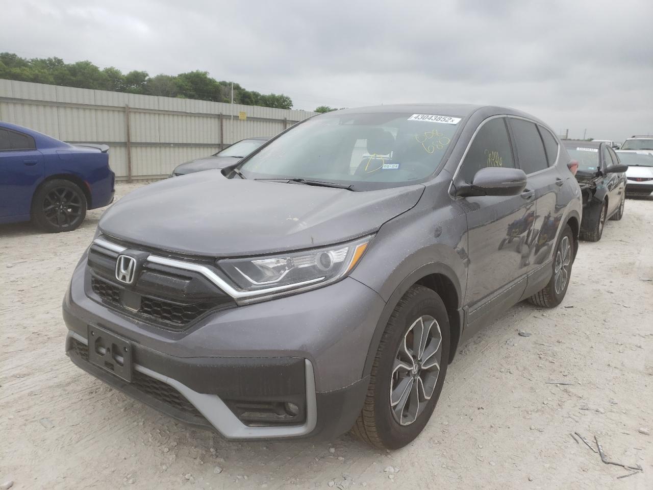 Photo 2 from auction – 2022 HONDA CR-V EX with VIN 7FARW1H58NE008680